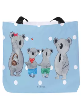 Шоппер Mr. & Mrs. Panda, цвет blau pastell