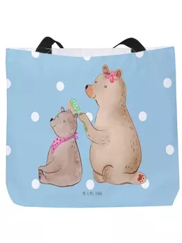 Шоппер Mr. & Mrs. Panda, цвет blau pastell