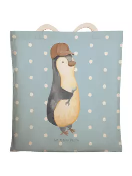 Шоппер Mr. & Mrs. Panda, цвет blau pastell