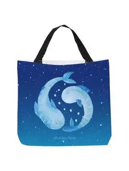 Шоппер Mr. & Mrs. Panda, цвет sternenhimmel blau