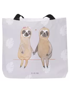 Шоппер Mr. & Mrs. Panda, серый пастельный