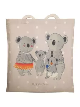 Шоппер Mr. & Mrs. Panda, серый пастельный