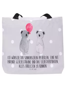 Шоппер Mr. & Mrs. Panda, серый пастельный