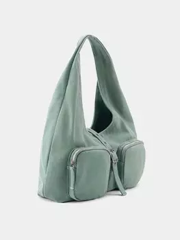 Шоппер Pull&Bear, зеленый
