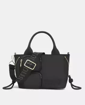 Шоппер S Вместительный на молнии Tous, чёрный