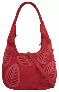 Шоппер Samantha Look, натуральная кожа, производство Италия, красный