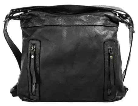 Шоппер Samantha Look, натуральная кожа, производство Италия, черный