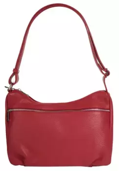 Шоппер Samantha Look, натуральная кожа, производство Италия, красный