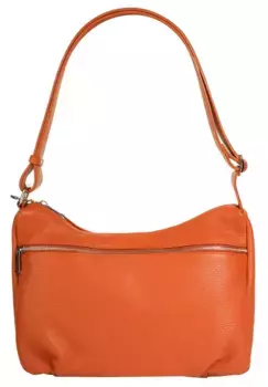 Шоппер Samantha Look, натуральная кожа, производство Италия, цвет Orange
