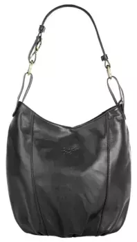 Шоппер Samantha Look, натуральная кожа, производство Италия, черный