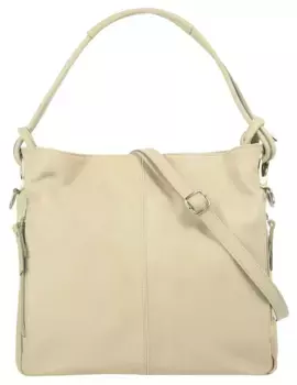 Шоппер Samantha Look, натуральная кожа, производство Италия, бежевый