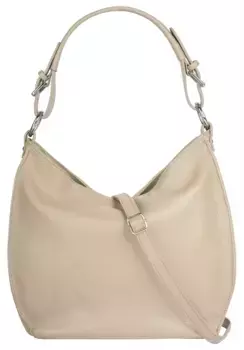 Шоппер Samantha Look, натуральная кожа, производство Италия, бежевый