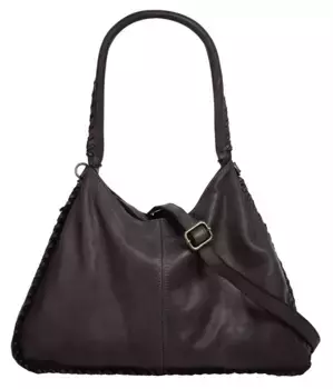 Шоппер Samantha Look, натуральная кожа, производство Италия, коричневый