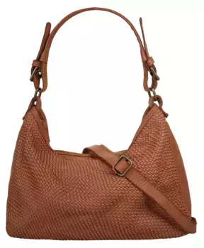 Шоппер Samantha Look, натуральная кожа, производство Италия, цвет Cognac