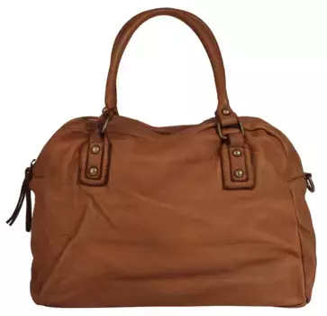 Шоппер Samantha Look, натуральная кожа, производство Италия, цвет Cognac