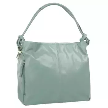 Шоппер Samantha Look, натуральная кожа, производство Италия, мятный