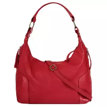 Шоппер Samantha Look, натуральная кожа, производство Италия, красный