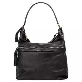 Шоппер Samantha Look, натуральная кожа, производство Италия, черный