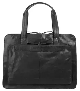 Шоппер Spikes & Sparrow, натуральная кожа, черный