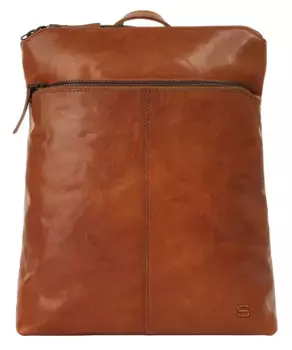 Шоппер Spikes & Sparrow, натуральная кожа, цвет Cognac