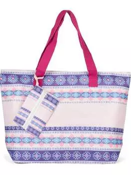 Шоппер styleBREAKER, цвет himbeer/rose