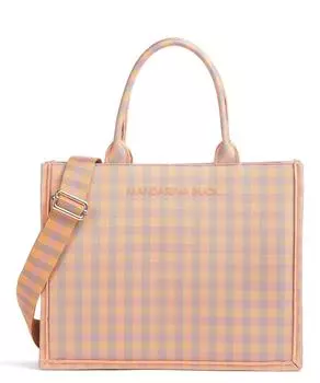 Шоппер Vichy из полиэстера. Mandarina Duck, мультиколор