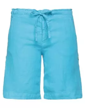 Шорты 120% Lino, бирюзовый