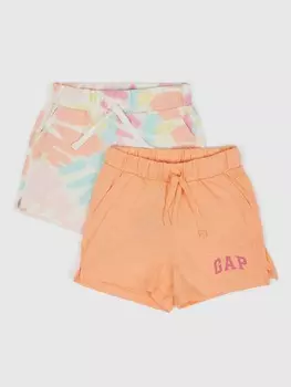 Шорты, 2 шт. Gap, оранжевый