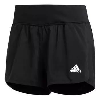 Шорты 2в1 короткие шорты с принтом Adidas, черный