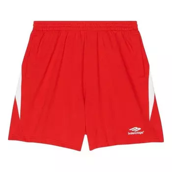 Шорты 3b sports icon short 'red' Balenciaga, красный