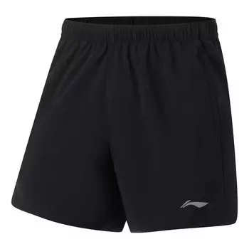 Шорты 3м быстросохнущие шорты для бега Li-Ning, черный