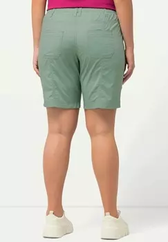 Шорты 4 POCHES Ulla Popken, цвет Mottled Turquoise