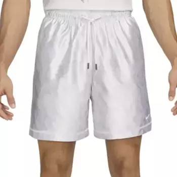 Шорты 6" dri fit стандартные двусторонние баскетбольные шорты Nike, белый