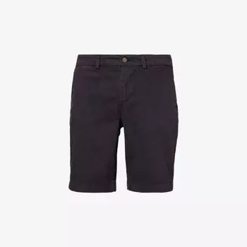 Шорты 7 For All Mankind Lux Performance с фирменным патчем, синий