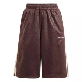 Шорты '80s capri shorts 'brown' Adidas, коричневый