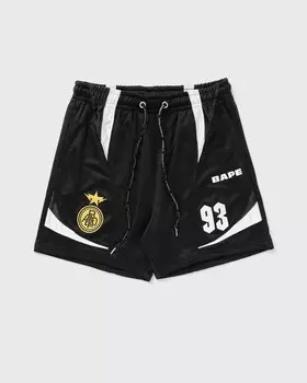 Шорты A Bathing Ape Multi Logo Relaxed Fit Soccer Shorts, черный
