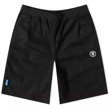 Шорты Aape Street Baseball Embroidered, черный