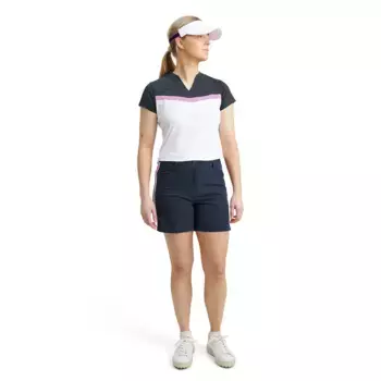 Шорты Abacus Golf Brook Stripe Woman, синий