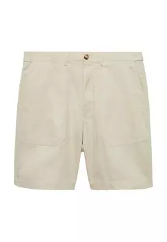 Шорты ABADAL Mango, бежевый меланж