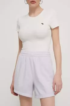 Шорты Abercrombie & Fitch, фиолетовый