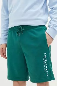 Шорты Abercrombie & Fitch, зеленый