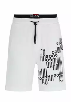 Шорты ACID AOP HUGO, белый