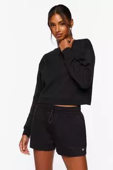 Шорты Active с завязками на шнурке Forever 21, черный