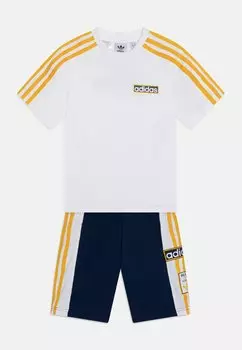 Шорты ADI BREAK TEE KIDS UNISEX SET adidas Originals, цвет night indigo