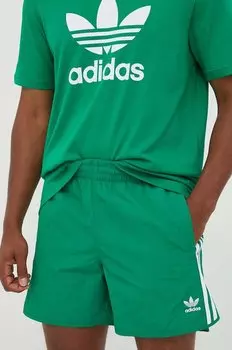 Шорты Adicolor Classics Adidas Originals, зеленый