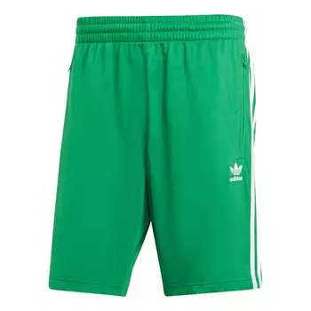 Шорты adicolor firebird shorts asia sizing 'green white' Adidas, зеленый