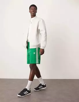 Шорты Adicolor Firebird зеленого цвета adidas Originals