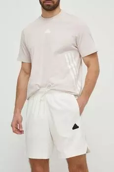 Шорты adidas, бежевый