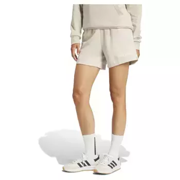 Шорты adidas Essentials Linear French Terry, бежевый
