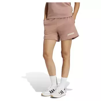 Шорты adidas Essentials Linear French Terry, бежевый